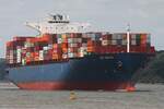 Containerfrachtschiff SFL HAWAII; Eigner/Betreiber: SFL; Aufnahmeort: Elbe/Hafen Hamburg, Deutschland; Datum: 11.07.2025; Info: (IMO 9679555).