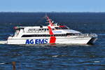 NORDLICHT , Fahrgastschiff , IMO 8816015 , Baujahr 1989 , 38,87 x 9,4 m , 05.04.2025 Cuxhaven - Alte Liebe , 