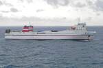 Die „MV Superfast Levante“ ist ein unter spanischer Flagge fahrendes RoRo-Schiff, IMO 9204362, am 09.10.2016 im Hafen der Baleareninsel Ibiza.