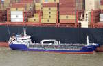 Das 68m lange Tankschiff CAPELLA am 24.05.25 in Bremerhaven