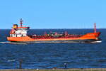 VARKAN EGE , Tanker , IMO 9433092 , Baujahr 2008 , 89 x 14 m , 05.04.2025 Cuxhaven - Alte Liebe ,