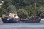 Saugbagger ANKE; Eigner/Betreiber: Meyer & Van der Kamp;  Aufnahmeort: Elbe/Hafen Hamburg, Deutschland; Datum: 30.06.2025; Info: (IMO 8423894)