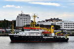 DENEB , Forschungsschiff , IMO 9079470 , Baujahr 1994 , 52 x 12 m , 11.09.2025 , Rostock-Warnemnde , 