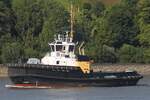 Schlepper MICHEL; Eigner/Betreiber: P&A; Aufnahmeort: Elbe/Hafen Hamburg, Deutschland; Datum: 19.07.2025; Info: (IMO 9689081) Doppelhllen-Assistenz-Schlepper / Typ: Damen ASD 2913 / La