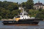 Schlepper MICHEL (IMO 9689081); Eigner/Betreiber: P&A; Datum: 19.08.2025; Aufnahmeort: Elbe/Hafen Hamburg, Deutschland.