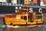 Hadag Hafenfhre WOLFGANG BORCHERT; Eigner/Betreiber: Hadag; Aufnahmeort: Elbe/Hafen Hamburg, Deutschland; Datum: 17.10.2014; Info: (ENI 05114630)  2006 nach Umbau bei SBB, Ootkaten, La