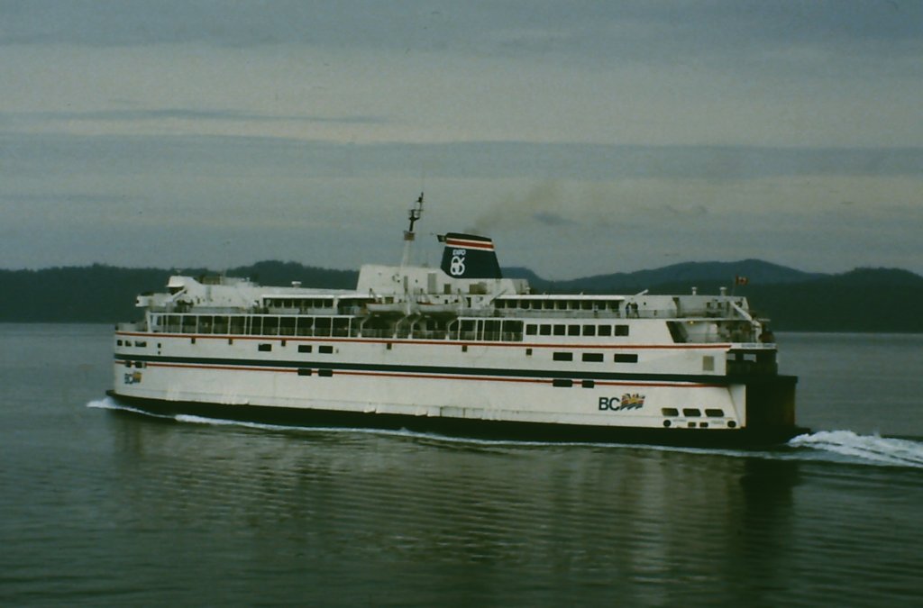 Autofhre von Victoria Island nach Vancouver am 19. Mai 1986.