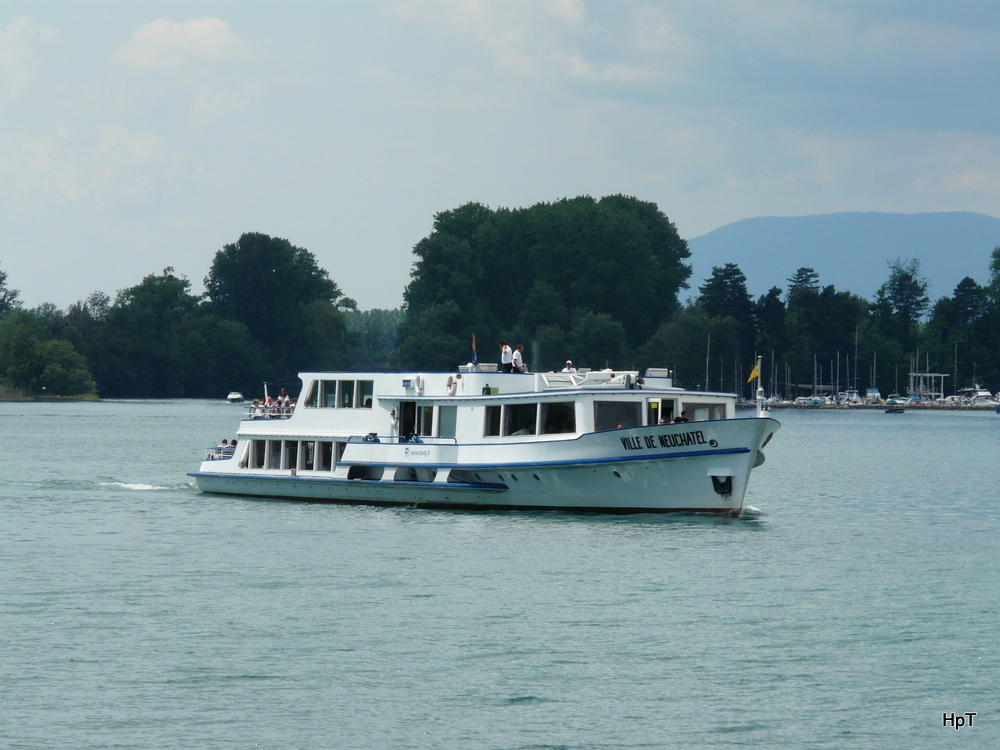 CMN - MS Ville de Neuchatel unterwegs auf dem Bielersee am 15.06.2013