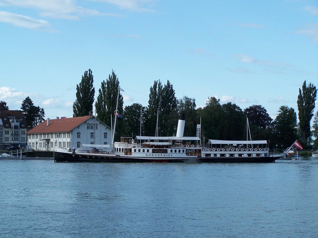 Dampfschiff Hohentwiel in Romanshorn am 19/07/2009.