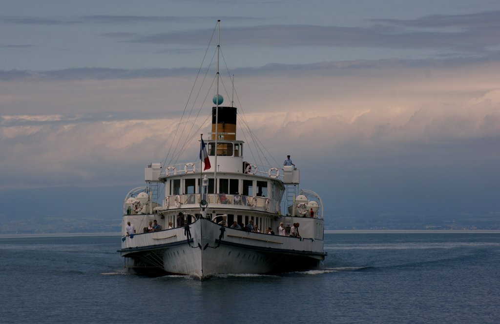 Das Dampfschiff Vevey am 07.06.2010