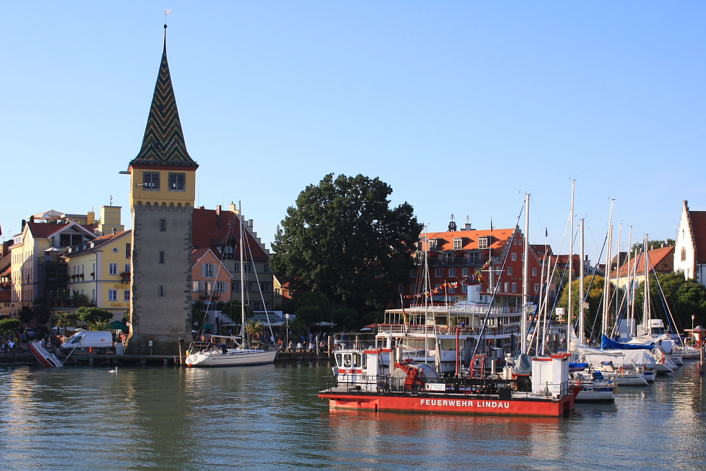 Der Hafen von Lindau am Bodensee (11.08.10)