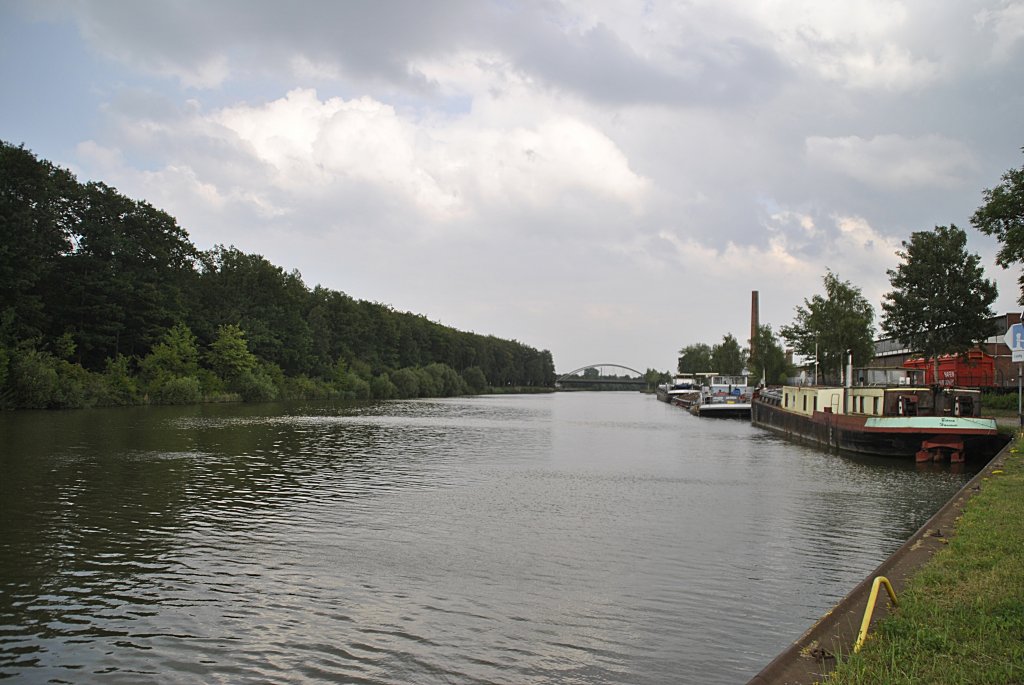 Der Mittelandkanal bei Hannover/Nordhafen, am 14.Juni 2011.