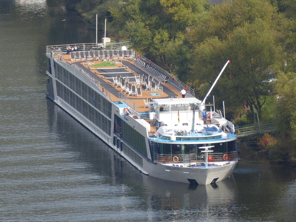 Die Amadante liegt am 26.09.2017 in Cochem