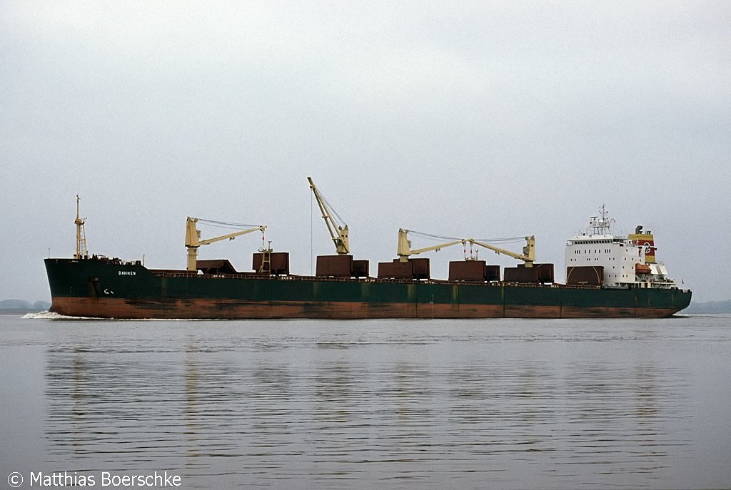 Die Daviken auf der Elbe bei Lhe Sand. 