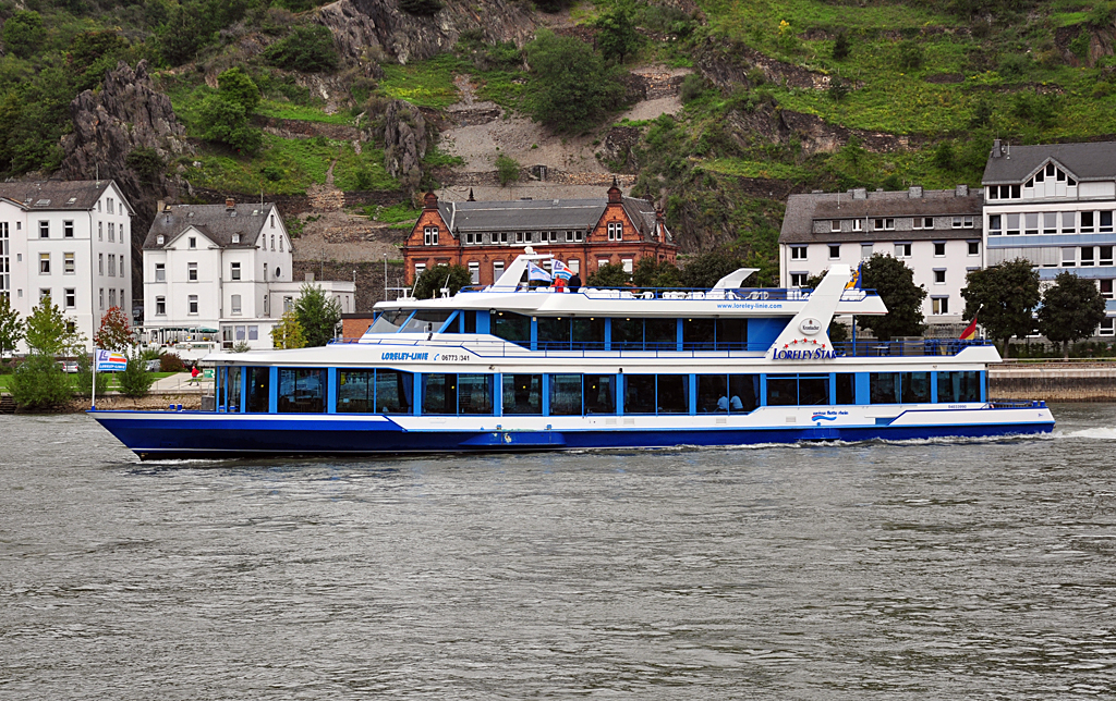 Die  Loreley Star  bei St. Goarshausen - 14.09.2010