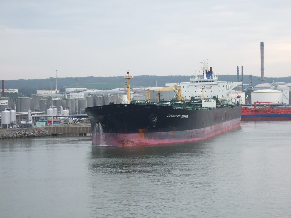 Die  Overseas Sophie  am 10.08.07 im Hafen von Gteborg.