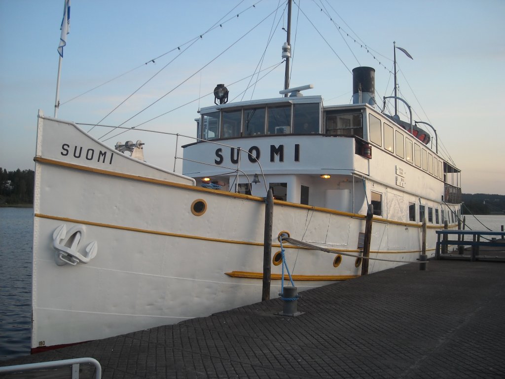 Die Suomi im Hafen von Jyvskyl, Finnland am 10.08.2009