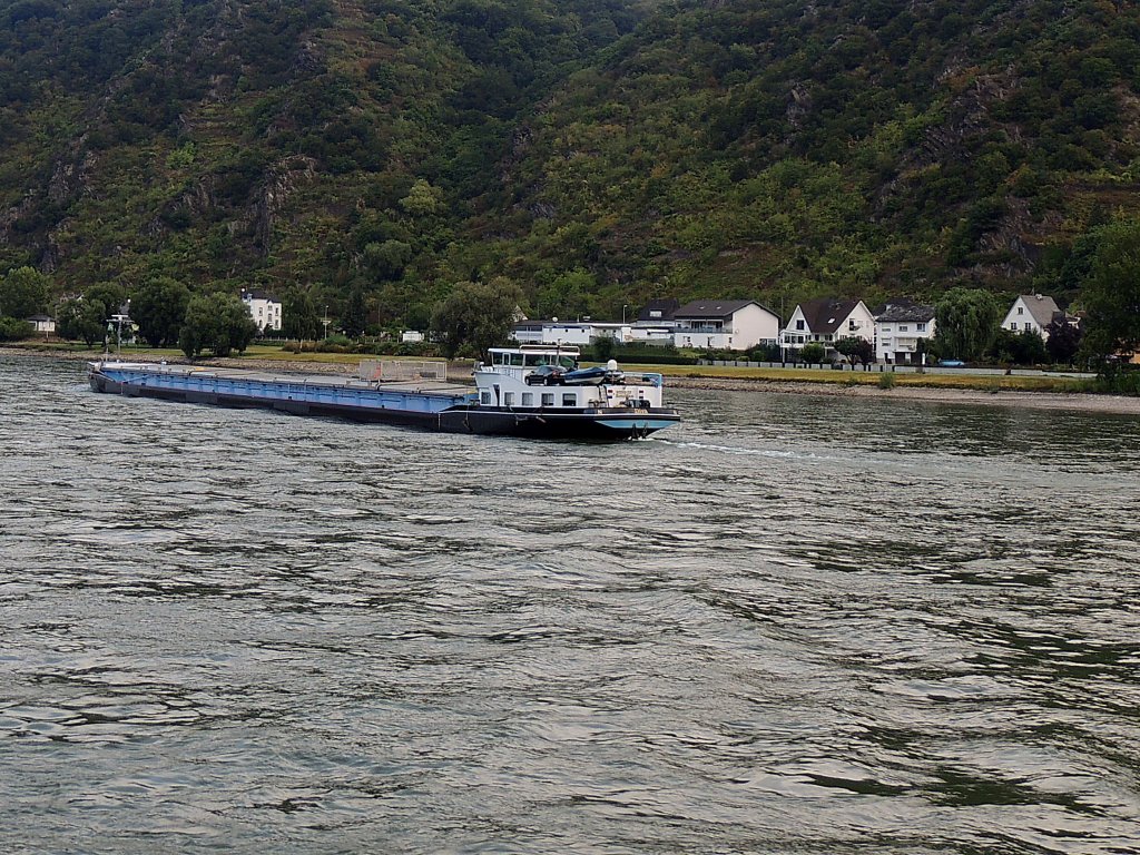 Diva(02205123; L=110; B=9,5mtr; 2099t; 1140PS; Bj1981)Rheinabwrts bei Kamp-Bornhofen; 120829