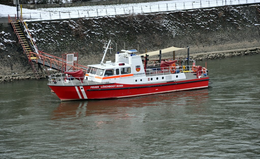 Feuer Lschboot Bonn - 17.02.2010