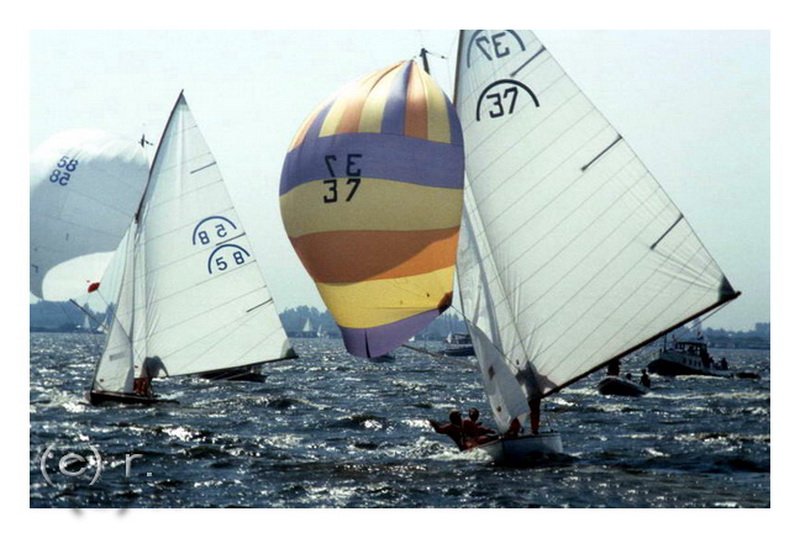 Fotos einer Segelregatta auf dem Sneekermeer.