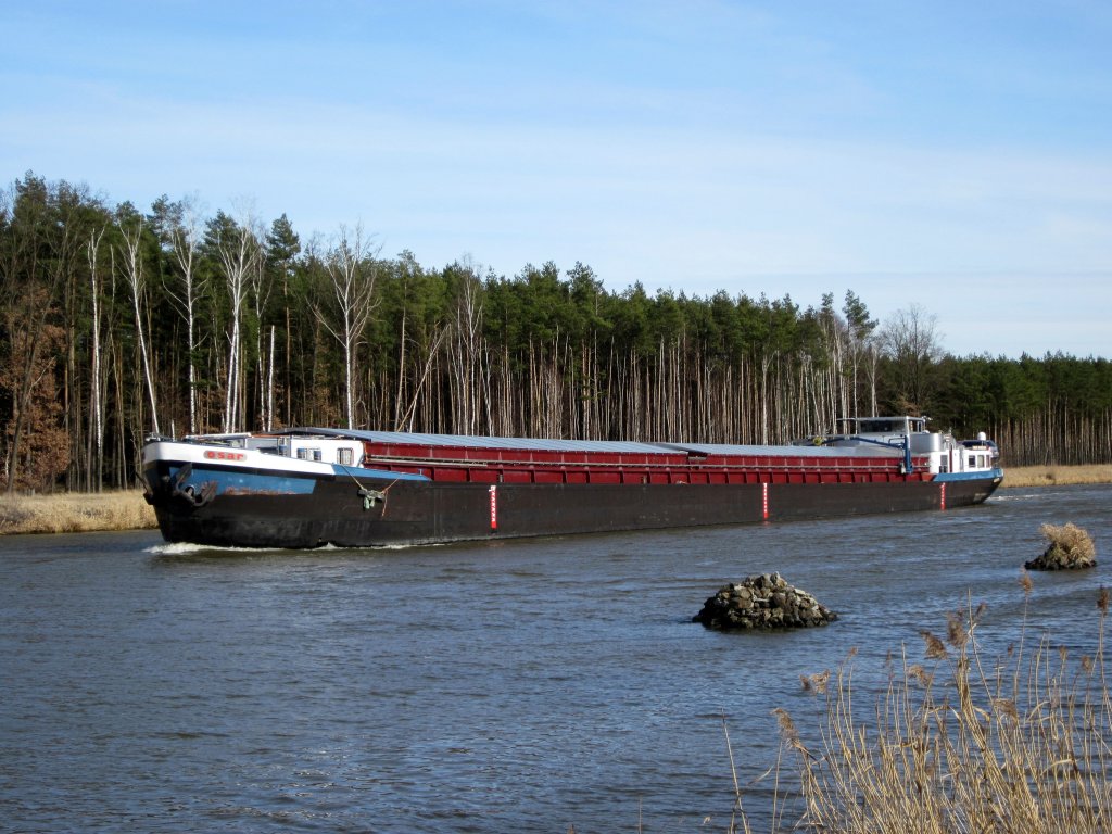 GMS Osar , 80 x 8.20 , 02104608 , am 03.03.2012 im EHK zu Tal bei Kader Schleuse.