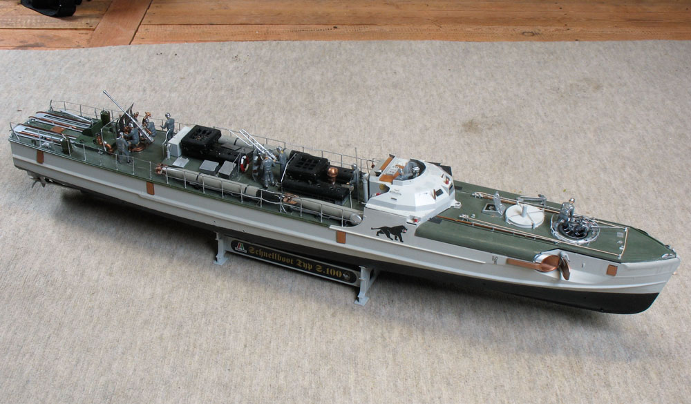 ITALIERI Schiffsmodell Deutsches Schnellboot Typ S-100; Mastab 1:35