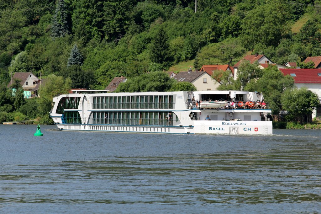 KFGS  EDELWEISS  ,  07001964 , 110 x 11,45 , am 30.07.2013 bei Langenprozelten auf dem Main zu Tal