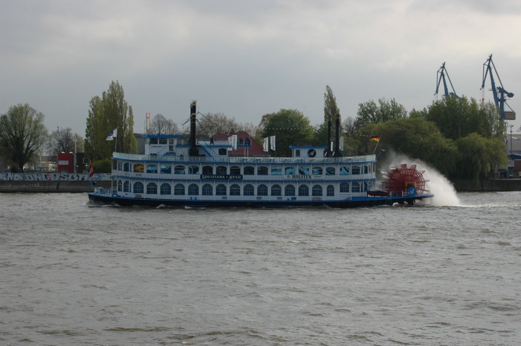 Louisiana Star bei einer Hafenrundfahrt in Hamburg am 20.04.2007