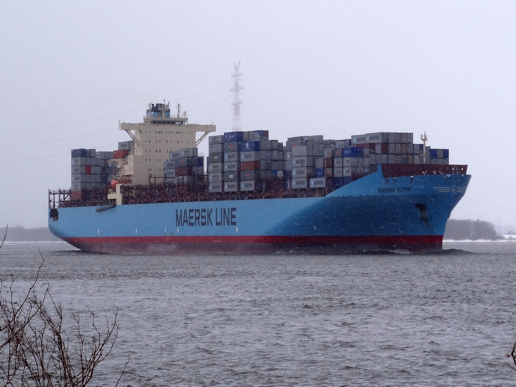 MAERSK ALFIRK   Containerschiff   Lhe   10.03.2013