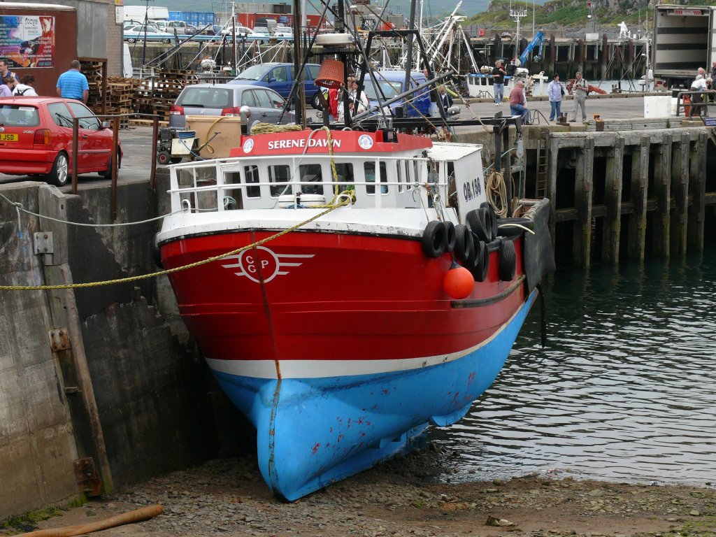 Mallaig/Scotland am 21.07.2009, Kutter/Trawler 'Serene Dawn OB 156'