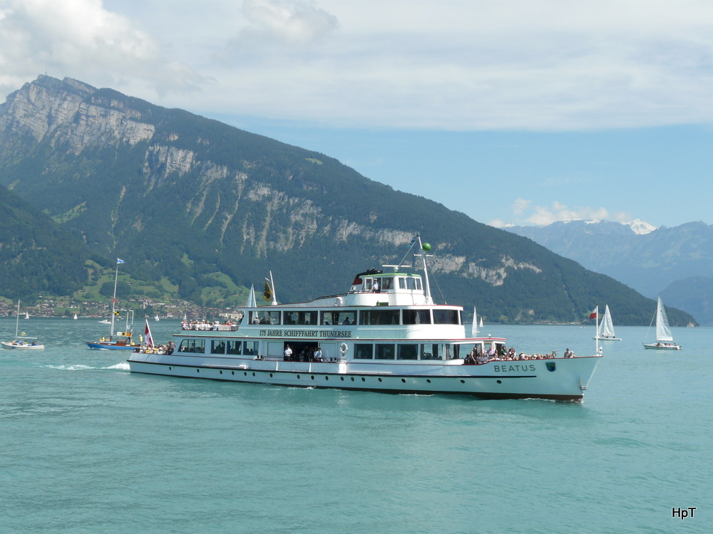 MS BEATUS unterwegs auf dem Thunersee am 07.08.2010