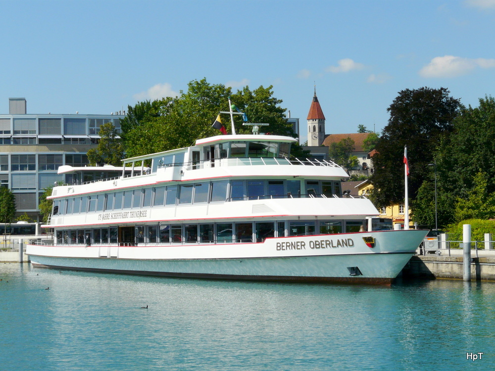 MS BERNER OBERLAND in Hafen von Thun am 07.08.2010