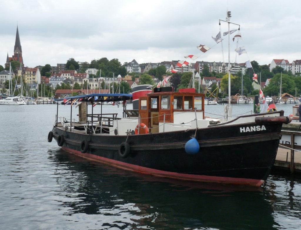 MS Hansa als Gast beim Dampfrundum 2009 in Flensburg. 12.07.2009