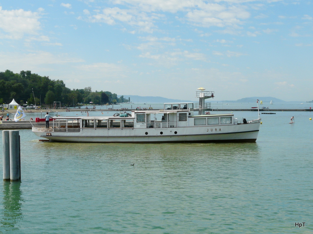 MS Jura im Hafen von Biel am 15.06.2013