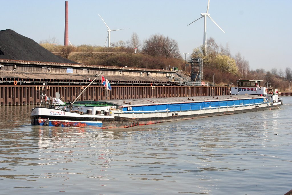 MS Steinau , 04004260 , 67 x 8,20 , am 23.03.2012 im MLK zu Berg am Kraftwerk Mehrum.