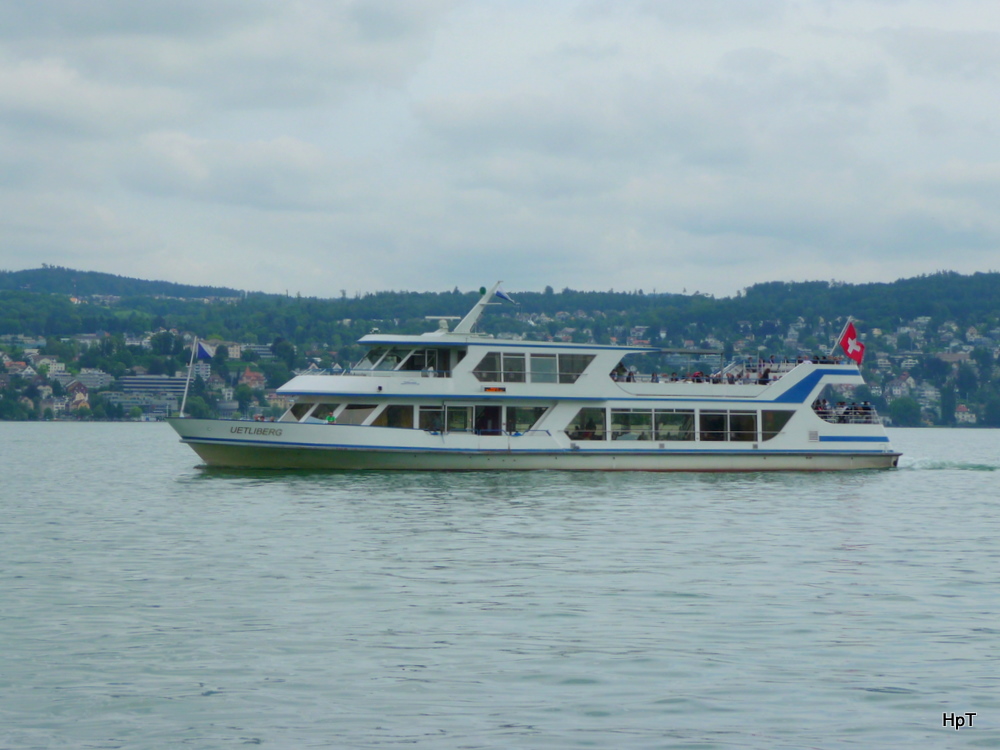MS UETLIBERG unterwegs auf dem Zrchersee am 14.08.2010