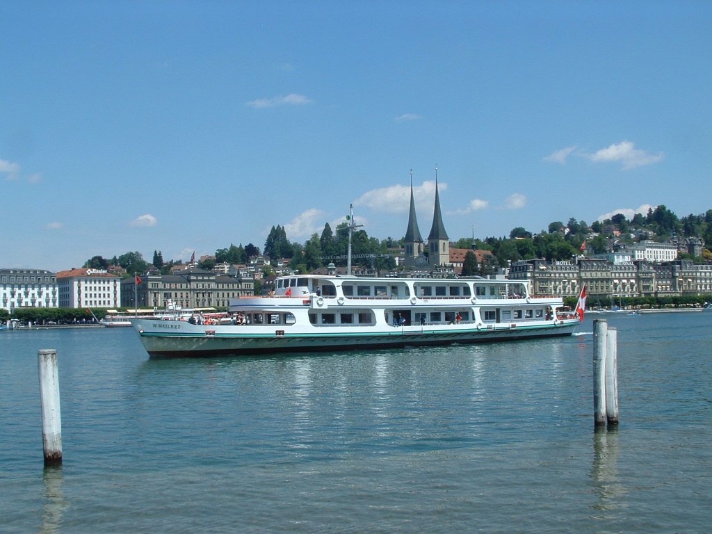 MS Winkelried in Luzern (Vierwaldstaedtersee). 20.06.2005