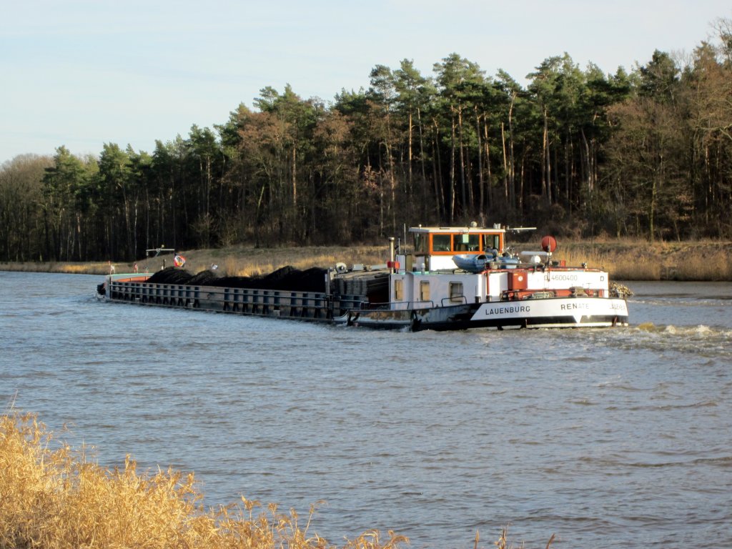 Nachschuss auf das GMS Renate, 04600400 , am 03.03.2012 im EHK zw. Genthin und Schleuse Wusterwitz