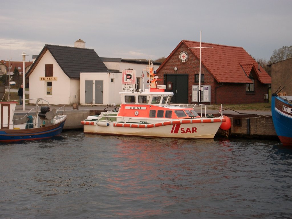  NAUSIKAA  am 30.Oktober 2010 im Hafen von Vitte.