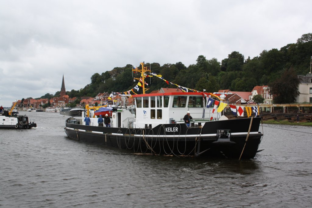 Neuer Eisbrecher fr das WSA Lauenburg er hrt auf den Namen Keiler.Aug.2011