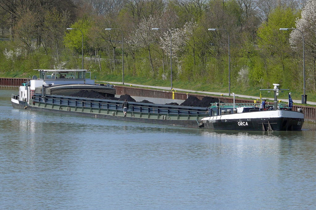  ORCA  auf dem Wesel-Datteln-Kanal 17.4.2010