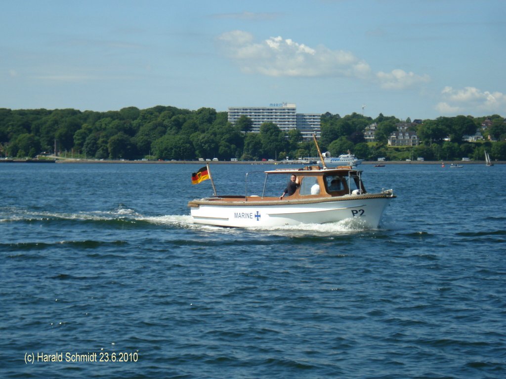 P 2 am 23.6.2010 auf der Kieler Frde