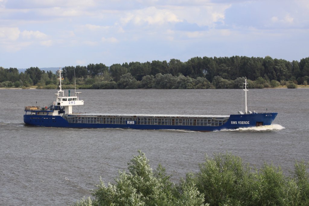 RMS Voerde, IMO 9177882, Elbe hhe Wedel, 29.07.2010