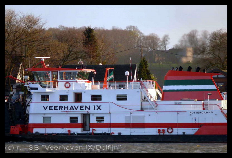 SB  Veerhaven IX/Dolfijn  aus Rotterdam, 02323833, 4800Ps, Baujahr 1999, Foto ist von 4/2007.