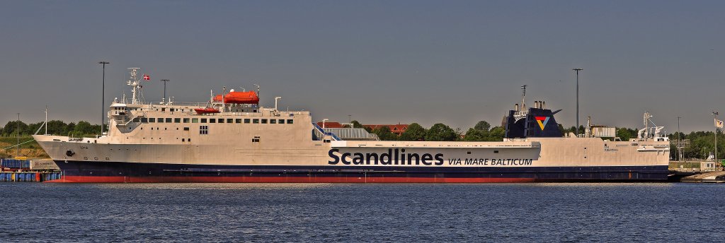 Scandlines  URD  am Skandinavienkai, Aufgenommen am 23.07.2012