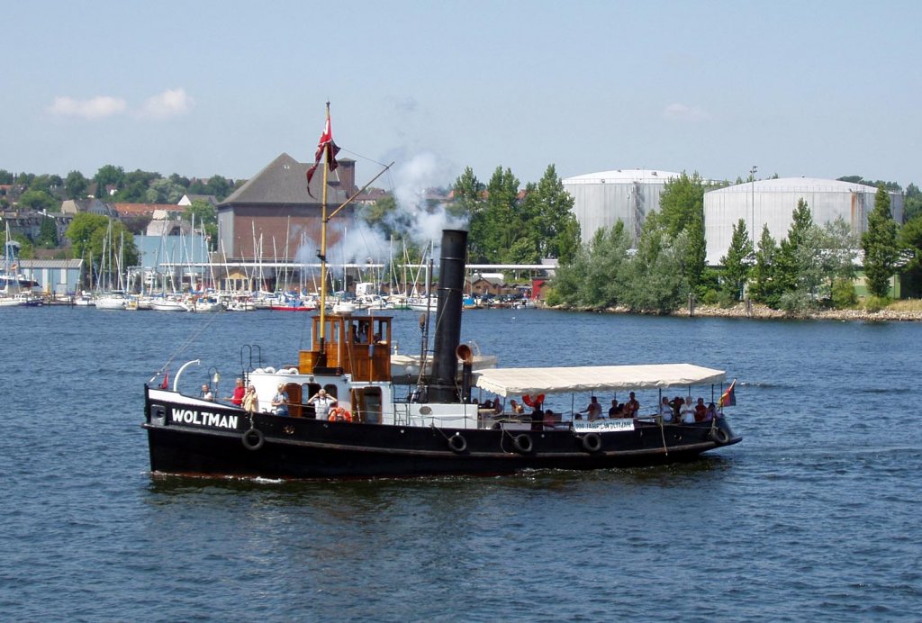 Seeschlepper Woltman im Flensburger Hafen 09.07.2005-Dampfrundum Flensburg