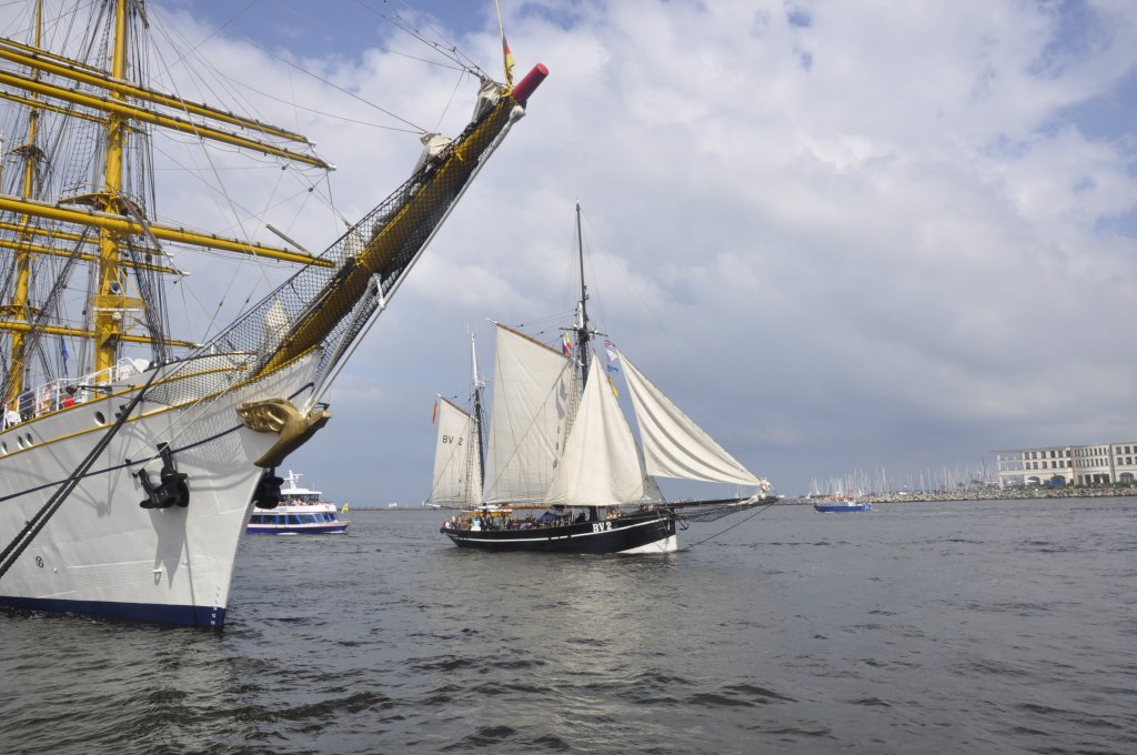 Segelloger BV2  Vegesack  am 13.08.2011 einlaufend Warnemnde.Impressionen von der Hanse Sail 2011.