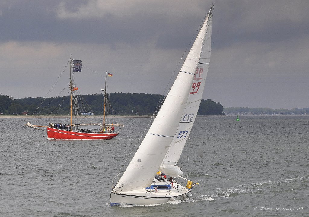 Segeln auf der Kieler Frde am 23.06.2011 (Kieler Woche).