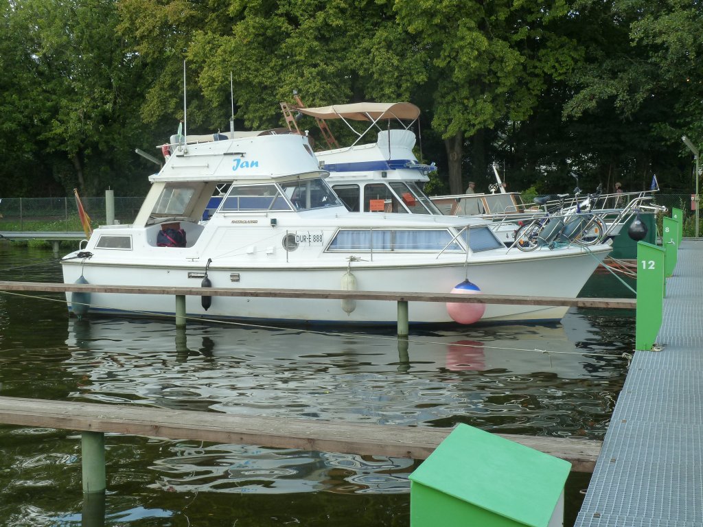Sportboot Amerglass  Jan , auf der Havel, Potsdam im Mai 2011