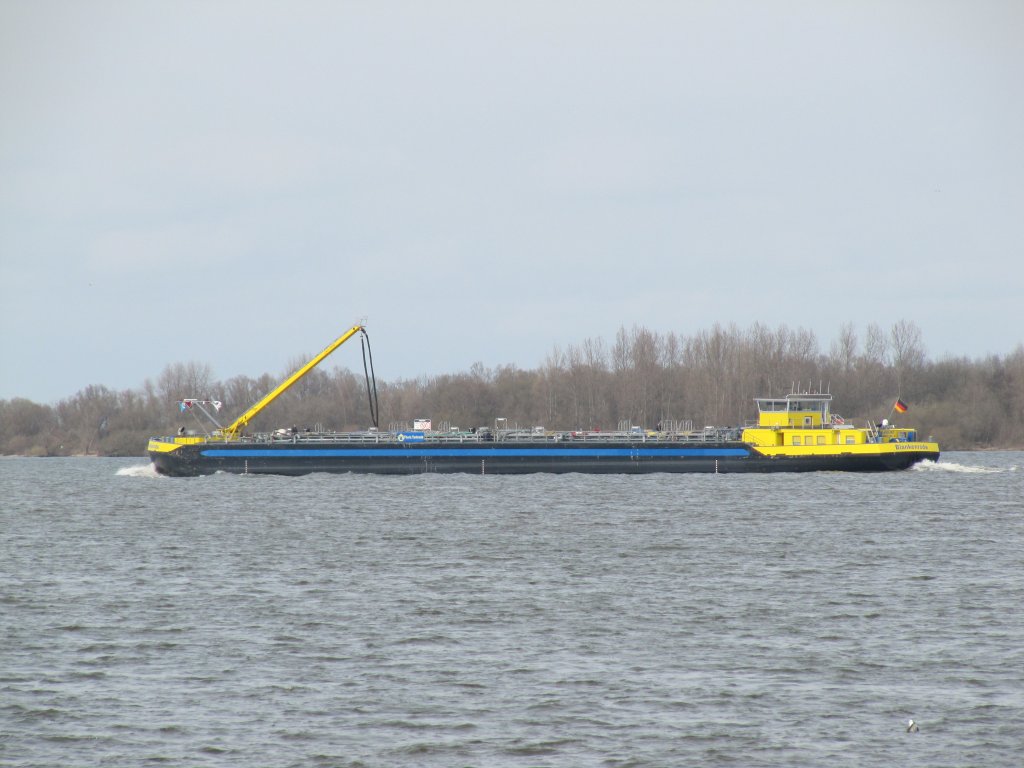 TMS Blankenrode am 29.03.2010 auf Talfahrt im Bereich Stadersand / Elbe